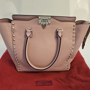 Valentino Garavani Medium Top Handle Rock Stud Handbag
